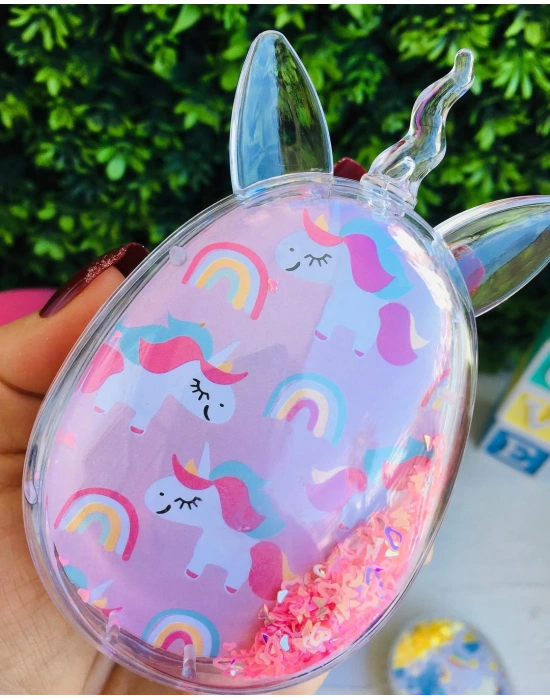 İçi Oynar Pullu Unicorn Tarak