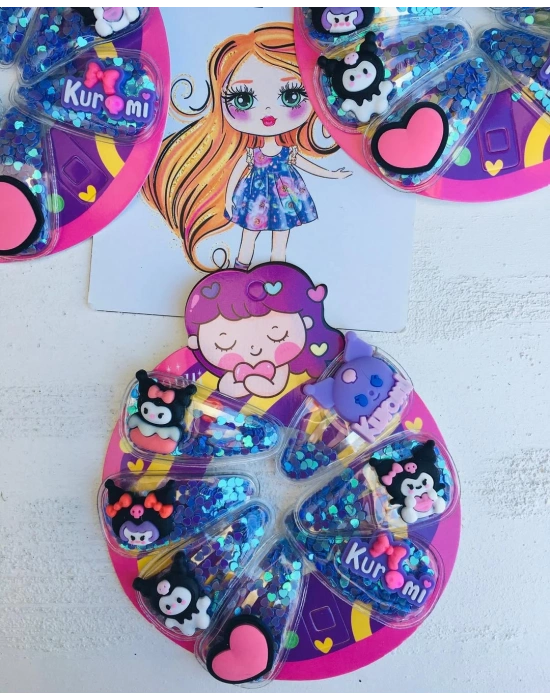 İçi Pullu Çıtçıt Toka Seti