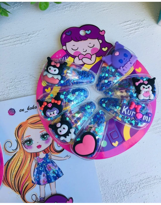 İçi Pullu Çıtçıt Toka Seti