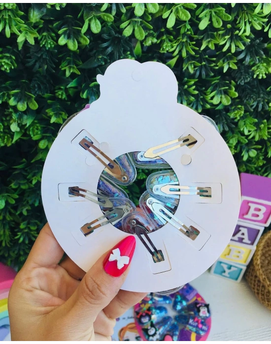 İçi Pullu Çıtçıt Toka Seti