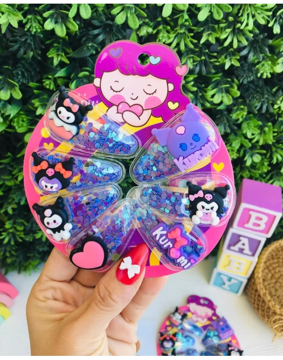 İçi Pullu Çıtçıt Toka Seti