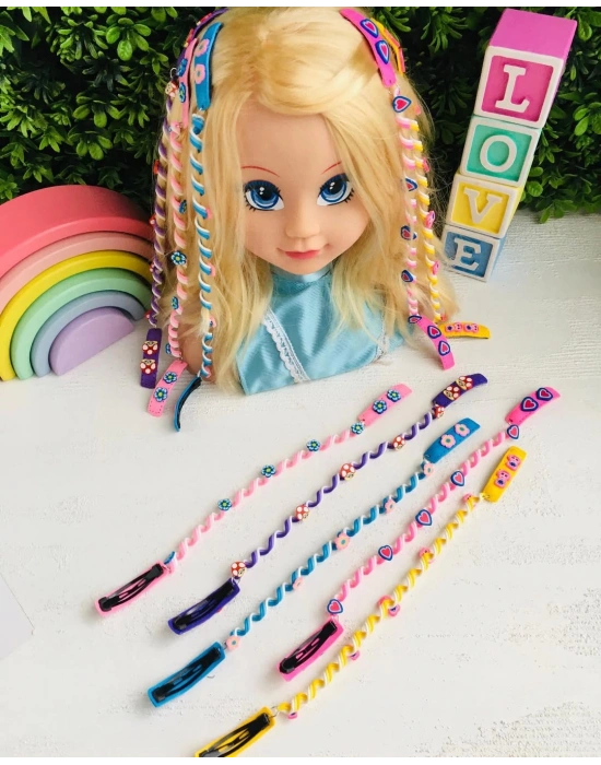 İnce Kıvrımlı Saç Aksesuarı