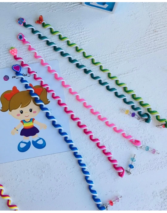 İnce Kıvrımlı Saç Aksesuarı