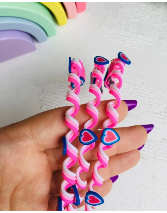 İnce Kıvrımlı Saç Aksesuarı