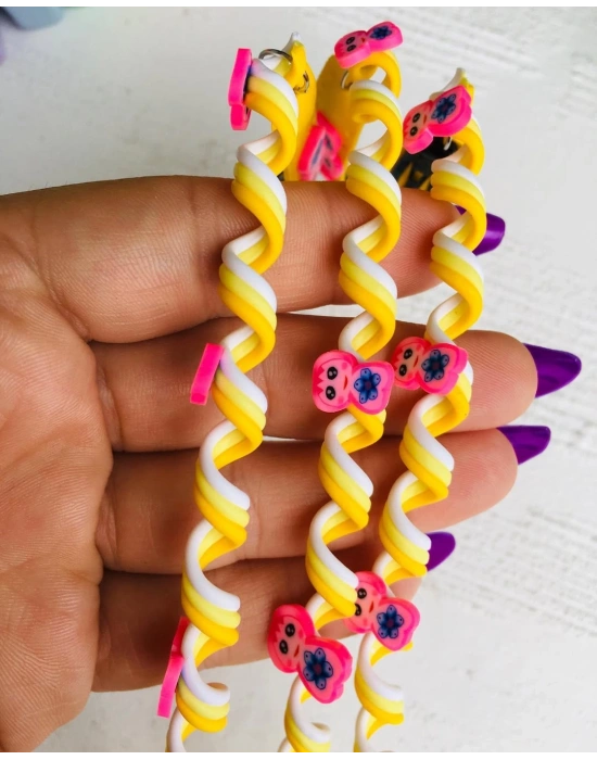 İnce Kıvrımlı Saç Aksesuarı