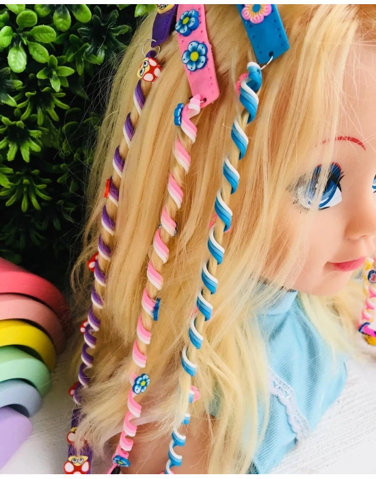 İnce Kıvrımlı Saç Aksesuarı