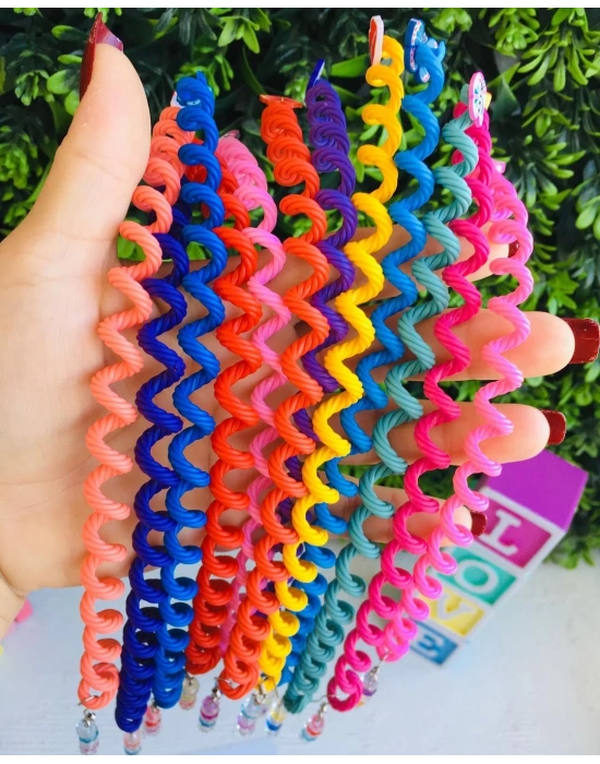 İnce Kıvrımlı Saç Aksesuarı