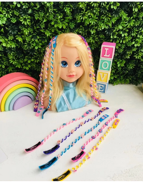 İnce Kıvrımlı Saç Aksesuarı