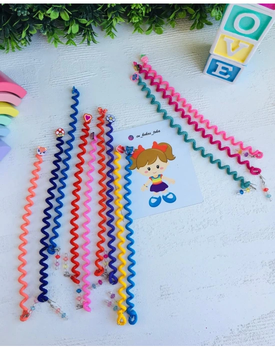 İnce Kıvrımlı Saç Aksesuarı