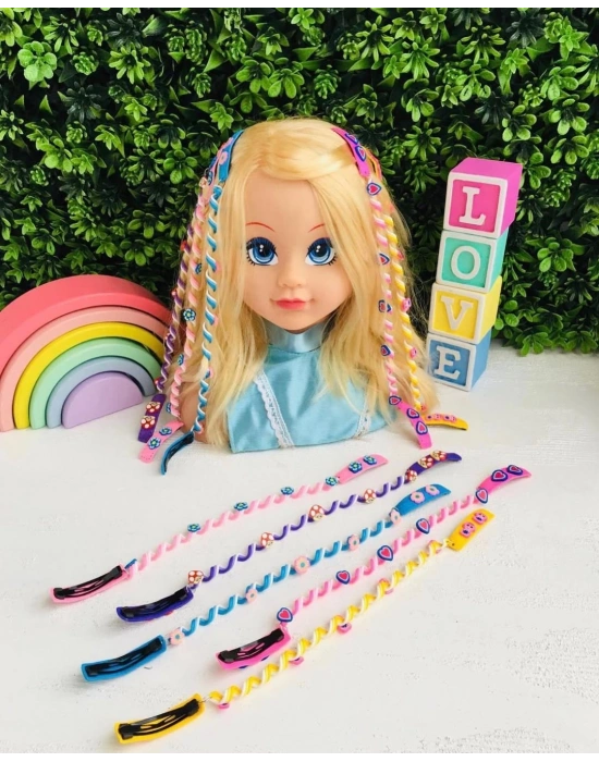 İnce Kıvrımlı Saç Aksesuarı