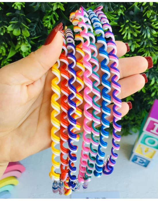 İnce Kıvrımlı Saç Aksesuarı