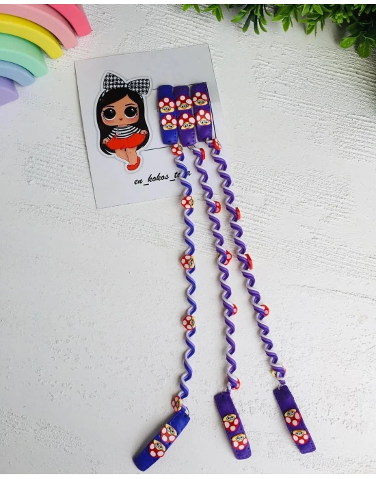 İnce Kıvrımlı Saç Aksesuarı