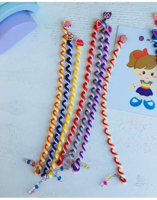 İnce Kıvrımlı Saç Aksesuarı