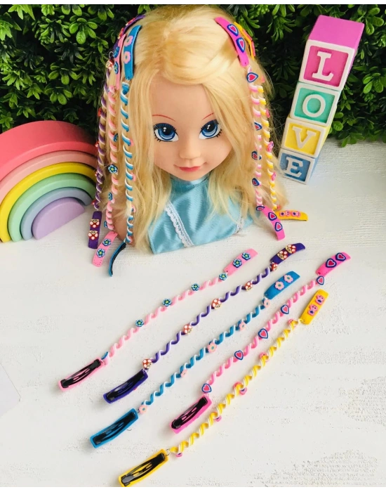 İnce Kıvrımlı Saç Aksesuarı