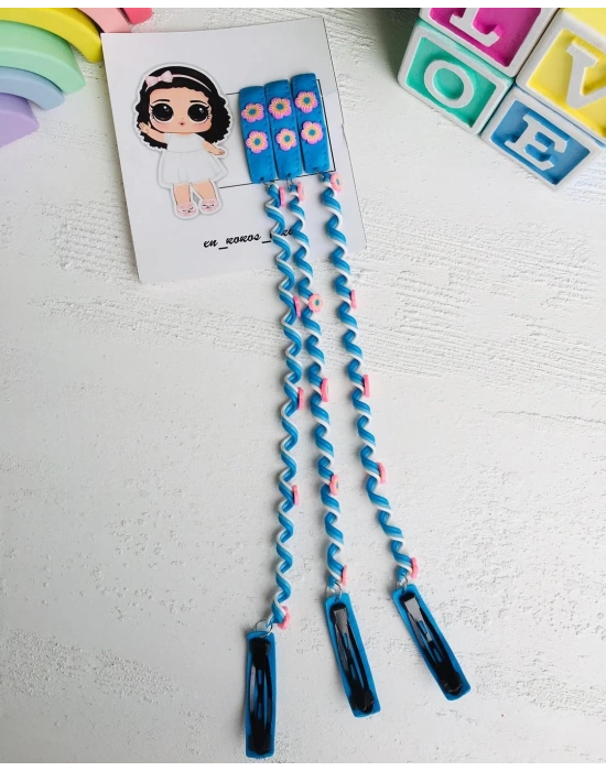 İnce Kıvrımlı Saç Aksesuarı