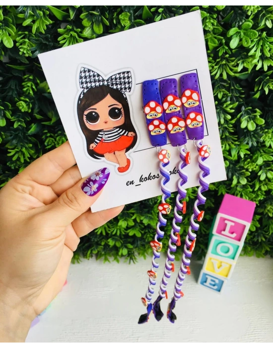 İnce Kıvrımlı Saç Aksesuarı