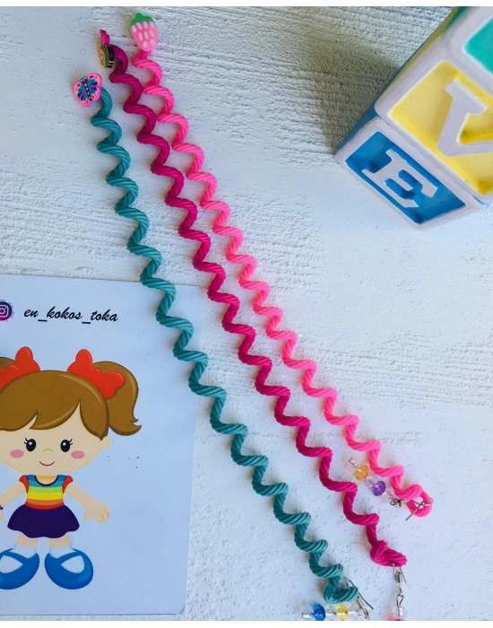 İnce Kıvrımlı Saç Aksesuarı