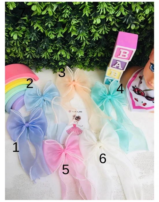 İnci Detaylı Fiyonk Toka