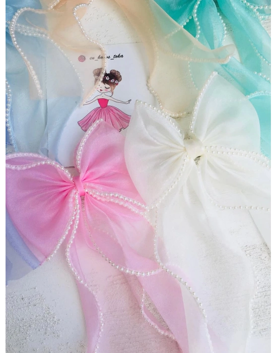 İnci Detaylı Fiyonk Toka