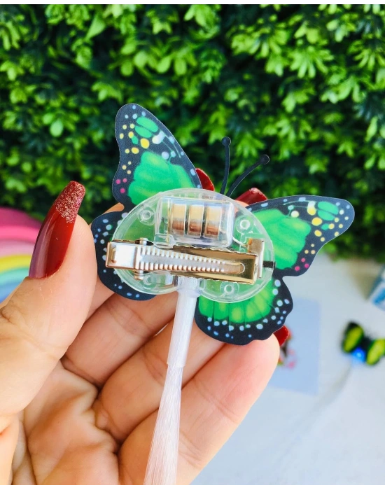 Işıklı Kelebek Pens Tokalar