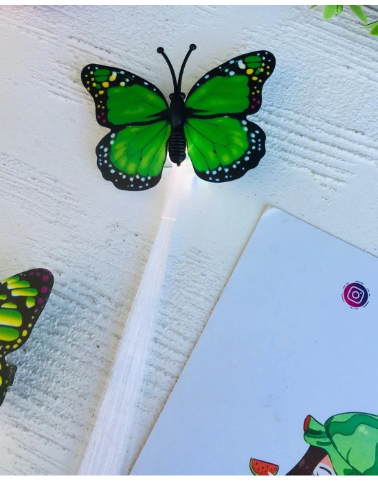 Işıklı Kelebek Pens Tokalar