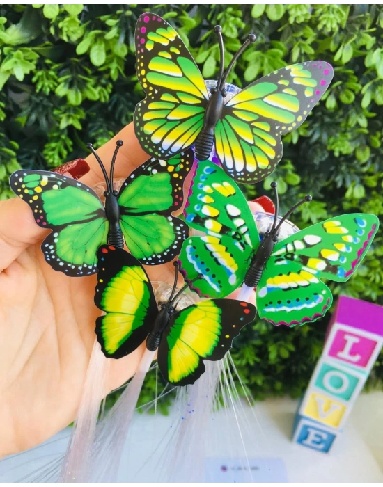 Işıklı Kelebek Pens Tokalar