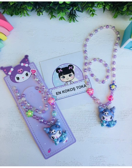 Işıklı Kolye Bileklik Seti