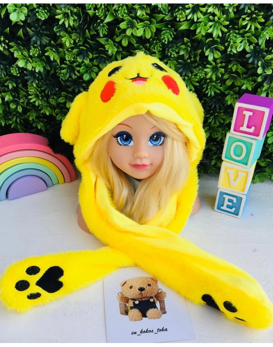 Işıklı Peluş Zıplayan Kulaklı Şapkalar