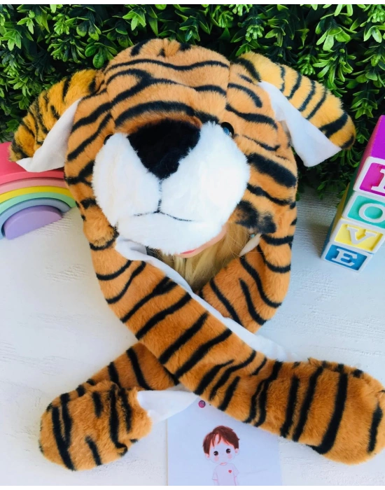 Işıklı Peluş Zıplayan Kulaklı Şapkalar