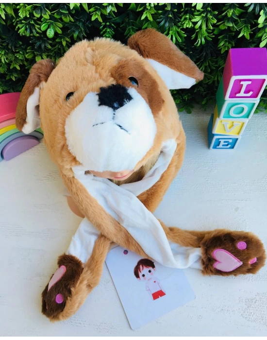 Işıklı Peluş Zıplayan Kulaklı Şapkalar