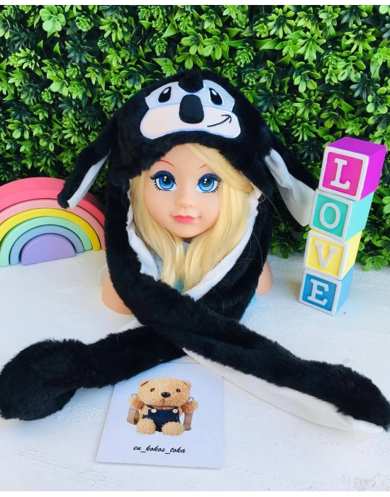 Işıklı Peluş Zıplayan Kulaklı Şapkalar