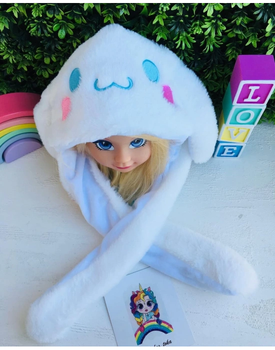 Işıklı Peluş Zıplayan Kulaklı Şapkalar