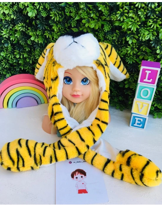 Işıklı Peluş Zıplayan Kulaklı Şapkalar