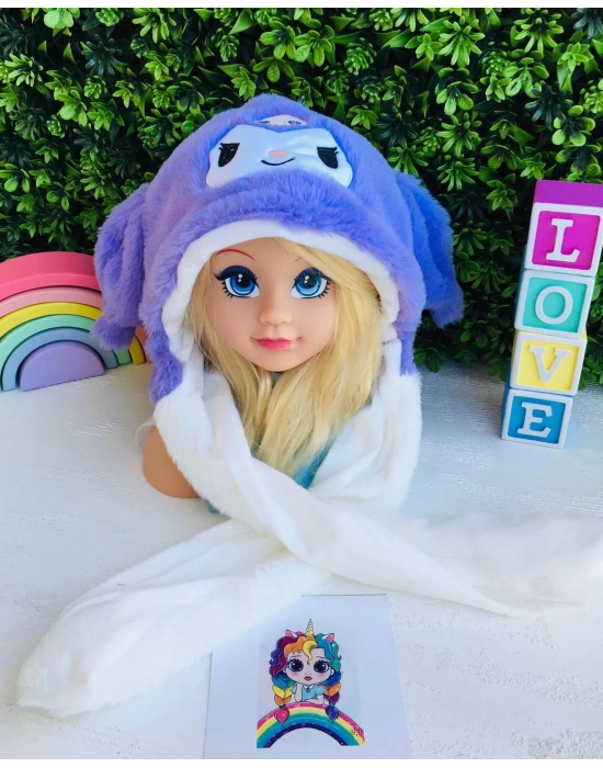 Işıklı Peluş Zıplayan Kulaklı Şapkalar