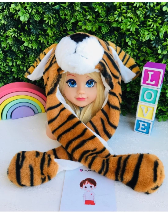 Işıklı Peluş Zıplayan Kulaklı Şapkalar