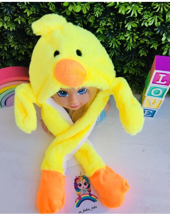 Işıklı Peluş Zıplayan Kulaklı Şapkalar