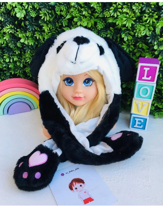 Işıklı Peluş Zıplayan Kulaklı Şapkalar