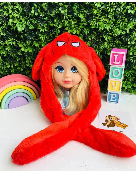 Işıklı Peluş Zıplayan Kulaklı Şapkalar