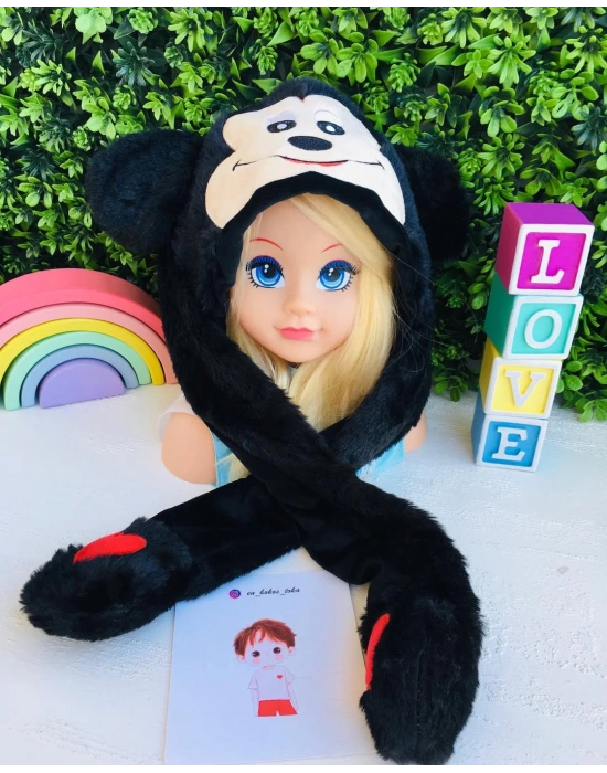 Işıklı Peluş Zıplayan Kulaklı Şapkalar