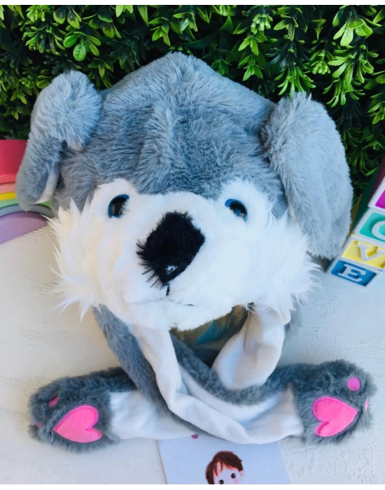 Işıklı Peluş Zıplayan Kulaklı Şapkalar