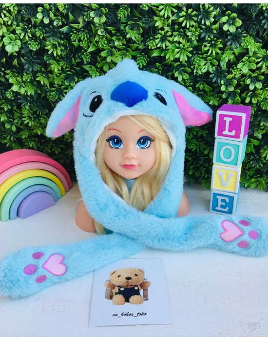 Işıklı Peluş Zıplayan Kulaklı Şapkalar