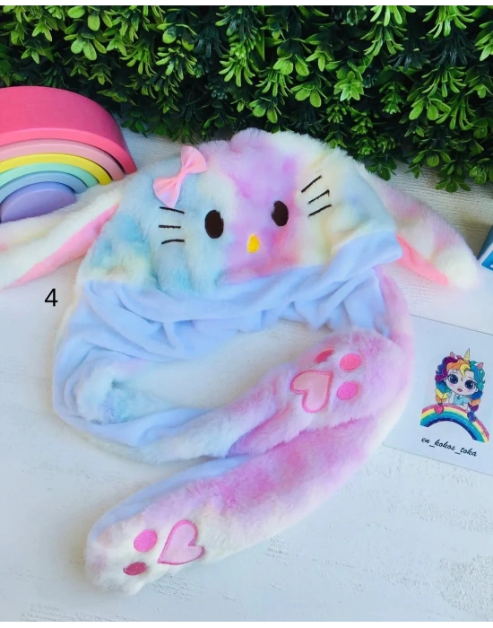Işıklı Peluş Zıplayan Kulaklı Şapkalar