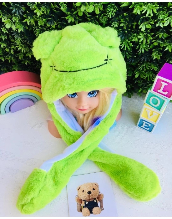 Işıklı Peluş Zıplayan Kulaklı Şapkalar