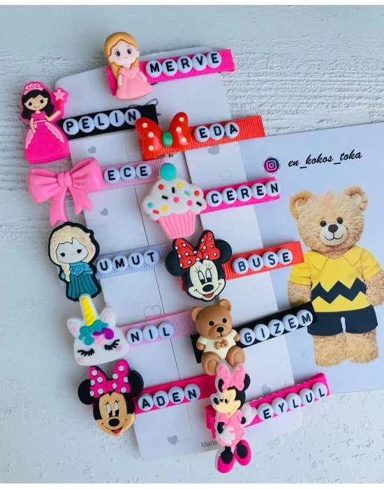 İsme Özel Klips Toka