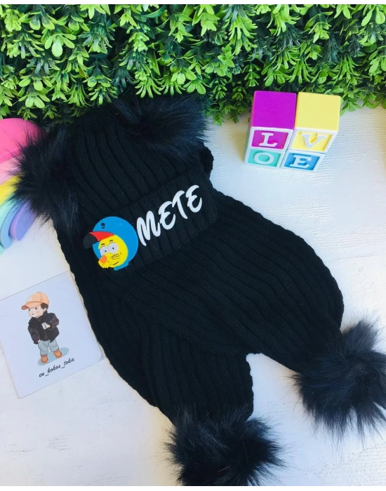 İsme Özel Triko Atkı Bere Takımı