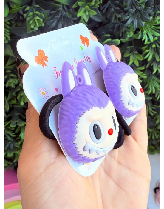 Kabartmalı Labubu Lastik Toka