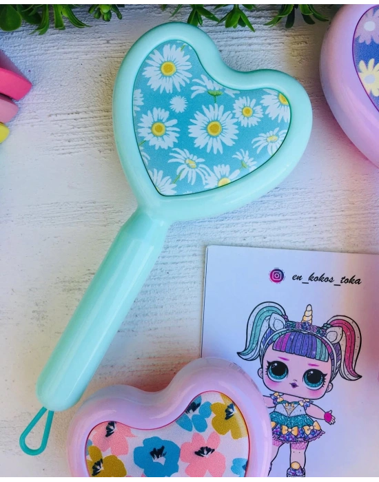 Kalp Detaylı Muhteşem Çocuk Tarağı