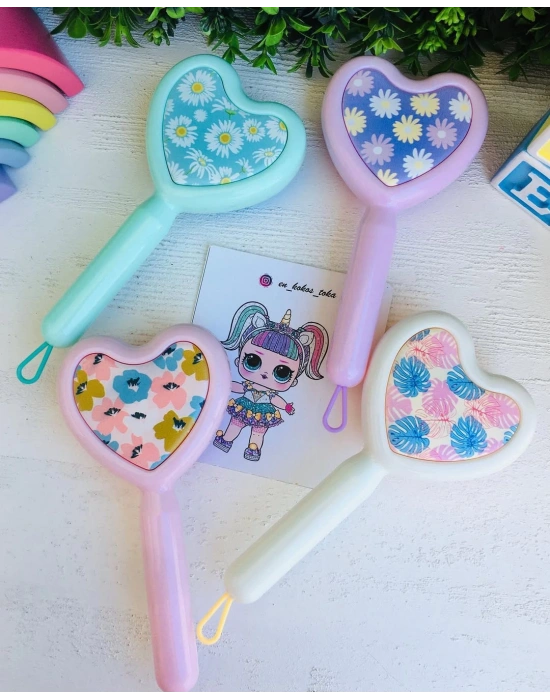 Kalp Detaylı Muhteşem Çocuk Tarağı