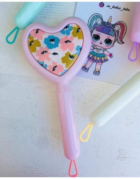 Kalp Detaylı Muhteşem Çocuk Tarağı