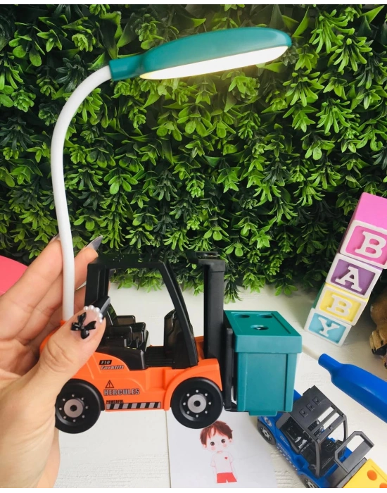 Kamyon Şeklinde Şarjlı Masa Lambası